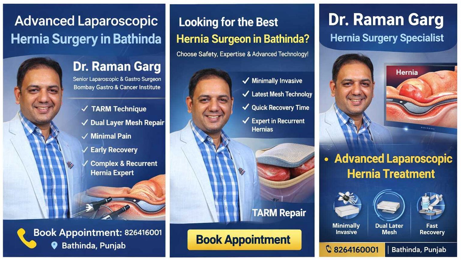 Advanced Laparoscopic Hernia Treatment in Bathinda